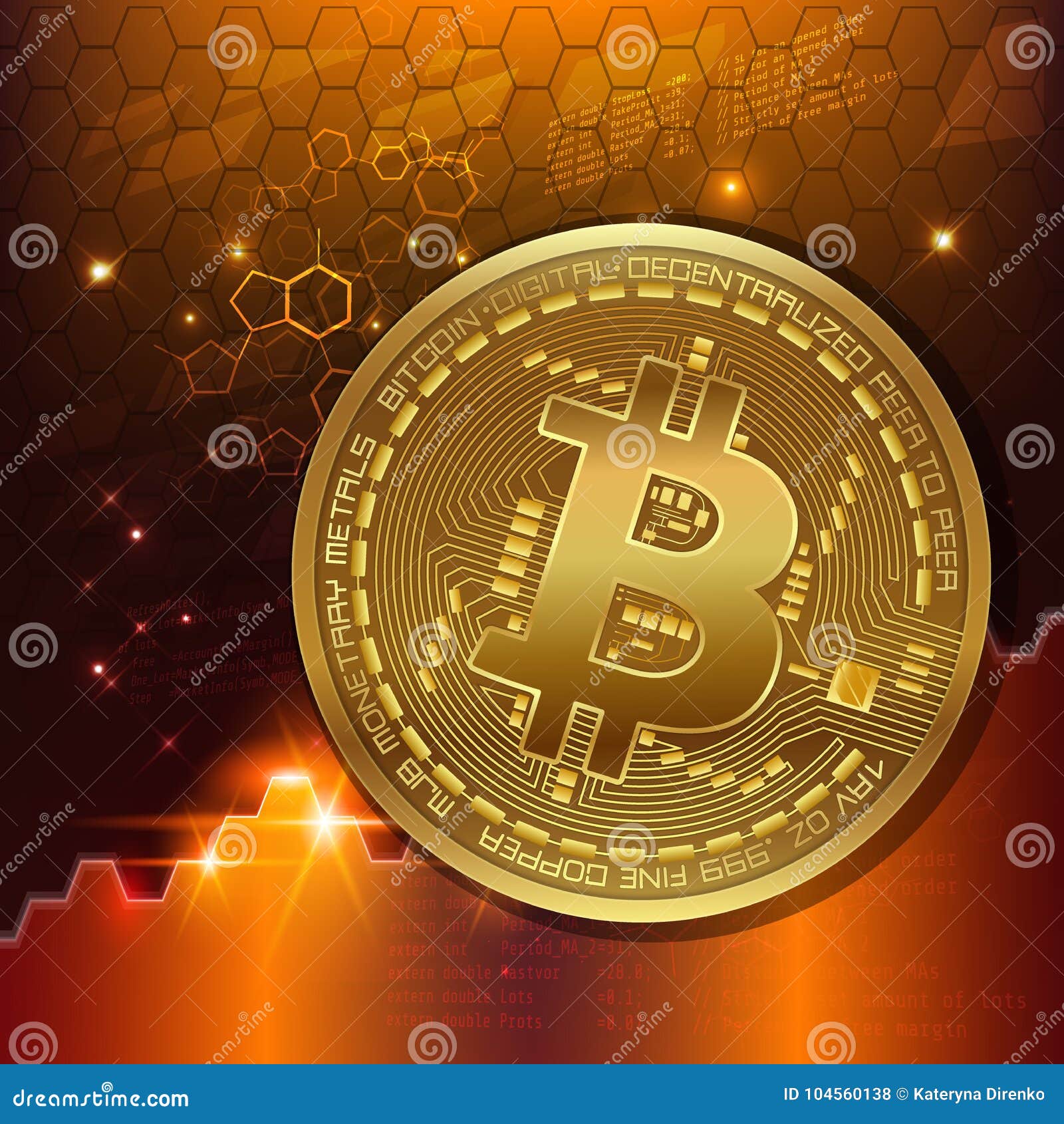 Abstract Te!   chnology Bitcoins Vector Illustration Bitcoin Mining - 